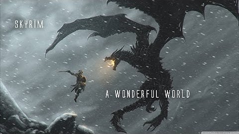 Skyrim: A wonderful world. (Really Slow Motion - Planetary Alignment) [2015]