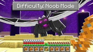 I Played Minecraft on "Noob Mode" Difficulty...