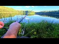 НЕ трофейная рыбалка на любимом озере в лесной глуши.