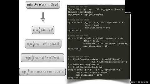 Tikhonov regularisation for Tomographic image reconstruction with CIL 19.10