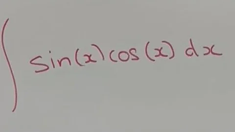Integral of sin(x)cos(x) using u substitution