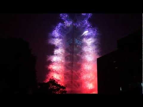 2012台北101 跨年煙火秀  Taipei 101 fireworks
