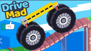 Drive Mad All Level Gameplay Walkthrough 1-20 Level Part 1/10 Fancade Game