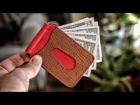 Making A Leather Money Clip Wallet