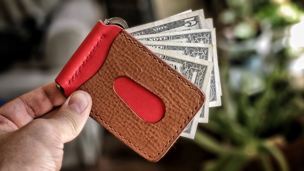 Making a Leather Money Clip Wallet 