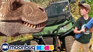 Hunt for GIANT T-Rex! | Jurassic Tv | Dinosaurs and Toys | T Rex Family Fun