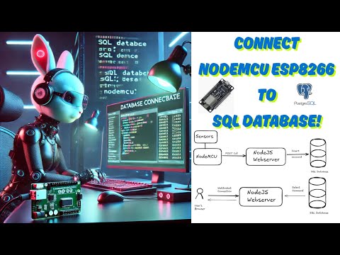 Connect NodeMCU ESP8266 to PostgreSQL & Display Real-Time Data on a Webpage | IoT Project Tutorial