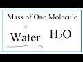 Water Molecule Mass and Properties