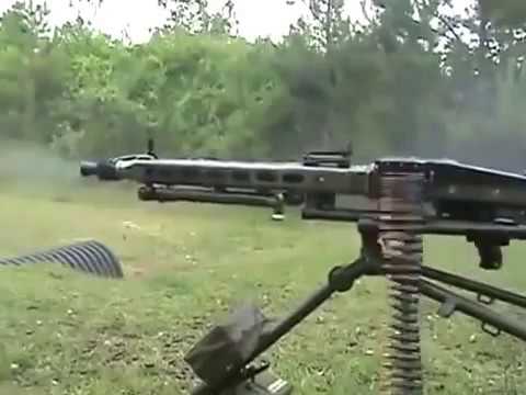 Стрельба из немецкого пулемета MG 42