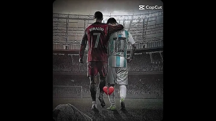 Ronaldo and Messi ❤️🖤#edit #funny #football #memes