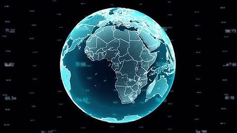 Globe & Numbers Stock Motion Graphics