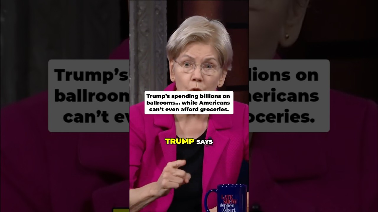 Warren SLAMS Trump: Gold Ballrooms While Americans Can&rsquo;t Afford Groceries?! 😳