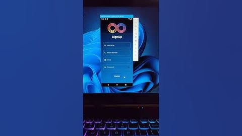 Login and Signup UI  #flutter #flutterdev #developer #shorts #visualstudiocode #ui #coding #dart