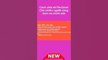 Cách chia sẽ file excel cho nhiều người cùng chỉnh sửa | Mục đích chia sẽ file excel | NT Software