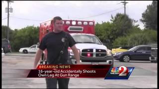 Teen girl accidentally shoots self at gun range