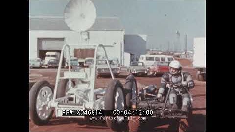 NASA APOLLO PROGRAM  XK1-L SPACESUIT MOBILITY TESTING   LUNAR ROVER VEHICLE TEST ARTICLES  XD46814