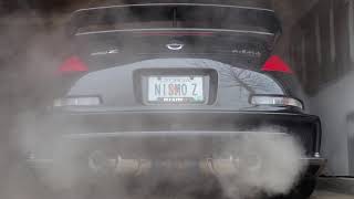 Nissan 2007 350Z Nismo with Tomei Ti Racing Titanium Dual Exhaust Cold Start at 11 AM (Part 1)