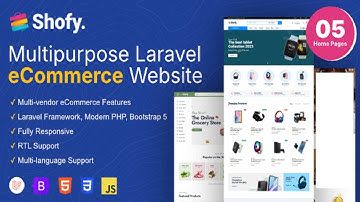 Shofy eCommerce  Multivendor Marketplace Laravel Platform