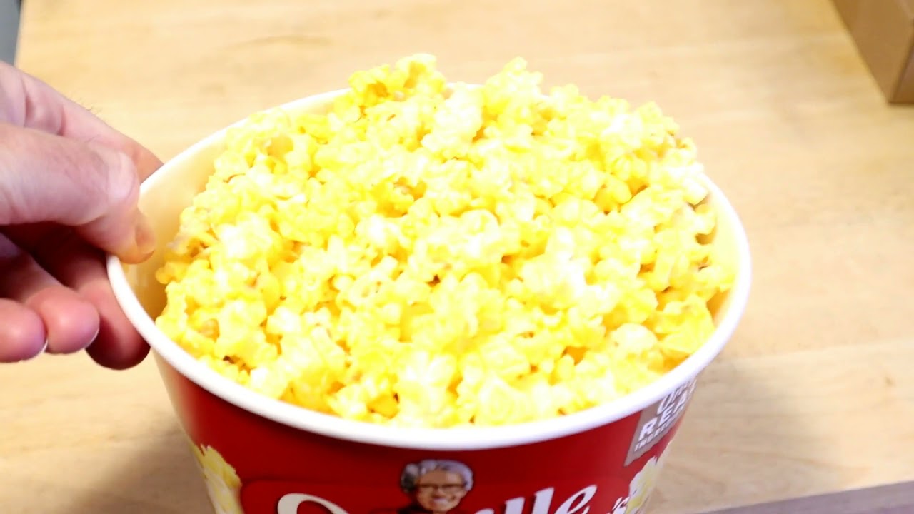 Orville Redenbacher s Movie Theater Butter Popcorn Tub Review YouTube Orville Redenbacher s Movie Theater Butter Popcorn Tub Review YouTube