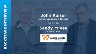 Sandy McVey of West Vault Mining Inc. talks to John Kaiser at Metals Investor Forum | Jan. 2024