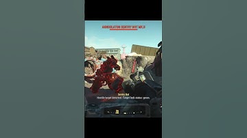 Heavy Incinerator vs Sentry Bot #fallout #fallout4