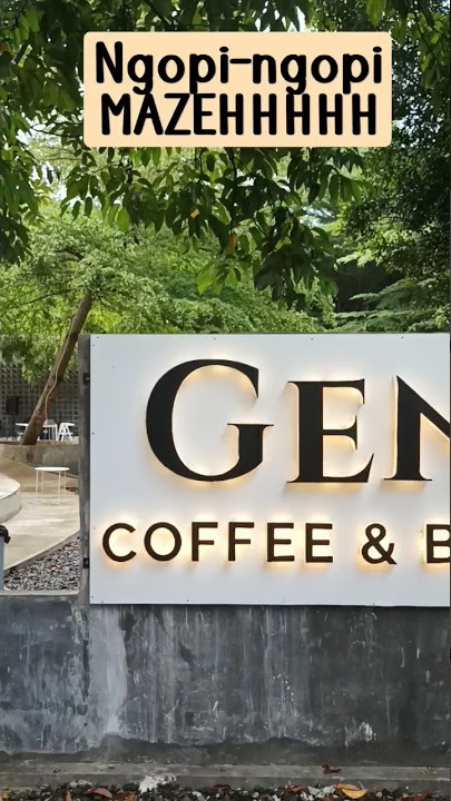 Tempat ngopi selaras alam, keren banget😍 #coffee #etnik #genus #bogor