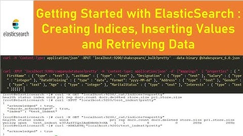 Elasticsearch Tutorial for Beginners Part5 | Create Index , Add Documents and Searching.