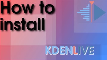 how to install KDENLIVE in linux mint