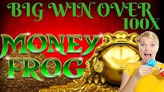 MAX BET❗ ⭐MONEY FROG⭐ BIG WIN❗ over 100x free spins❗ Progressive Hit❗