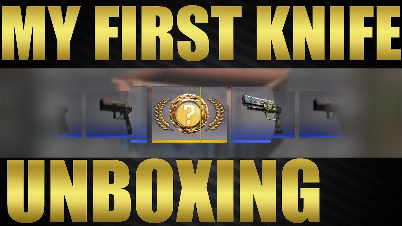 My First KNIFE Unboxing YouTube