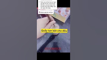 Cách pha ngũ cốc bầu lạc lạc ❤️❤️