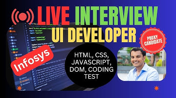 Live Interview -  HTML, CSS, JavaScript, React.js, GIT, DOM, UI development #softwaredeveloper
