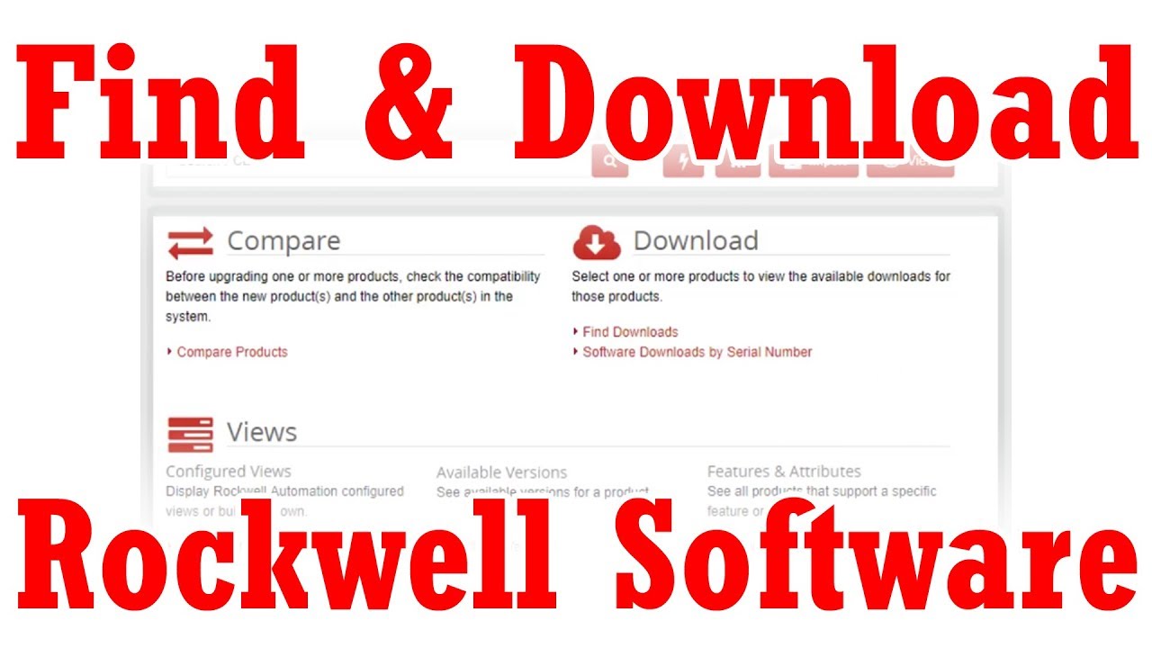 Rockwell download by serial number