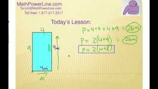 Finding Perimeter of Rectangles and Irregular Shapes screenshot 1