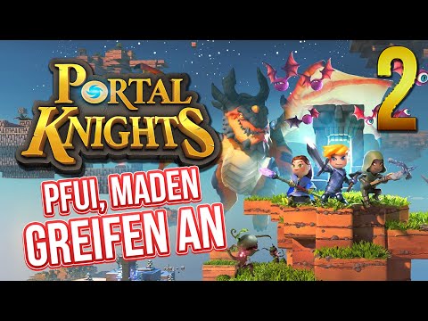 Portal Knights #02 - Ecklige Maden greifen an | Let's Play Portal Knights  Deutsch