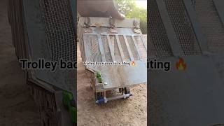 harvesting trolley back door lock fiting 🚜🔥. #automobile #remotecontroltoys #subscribe #viralshorts