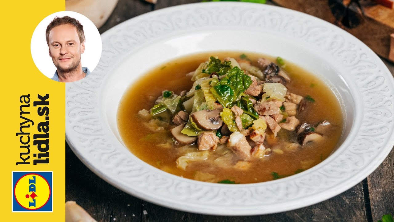 Polievka z bravčového pliecka s kelom a hubami 🍲 | Marcel Ihnačák | Kuchyňa Lidla