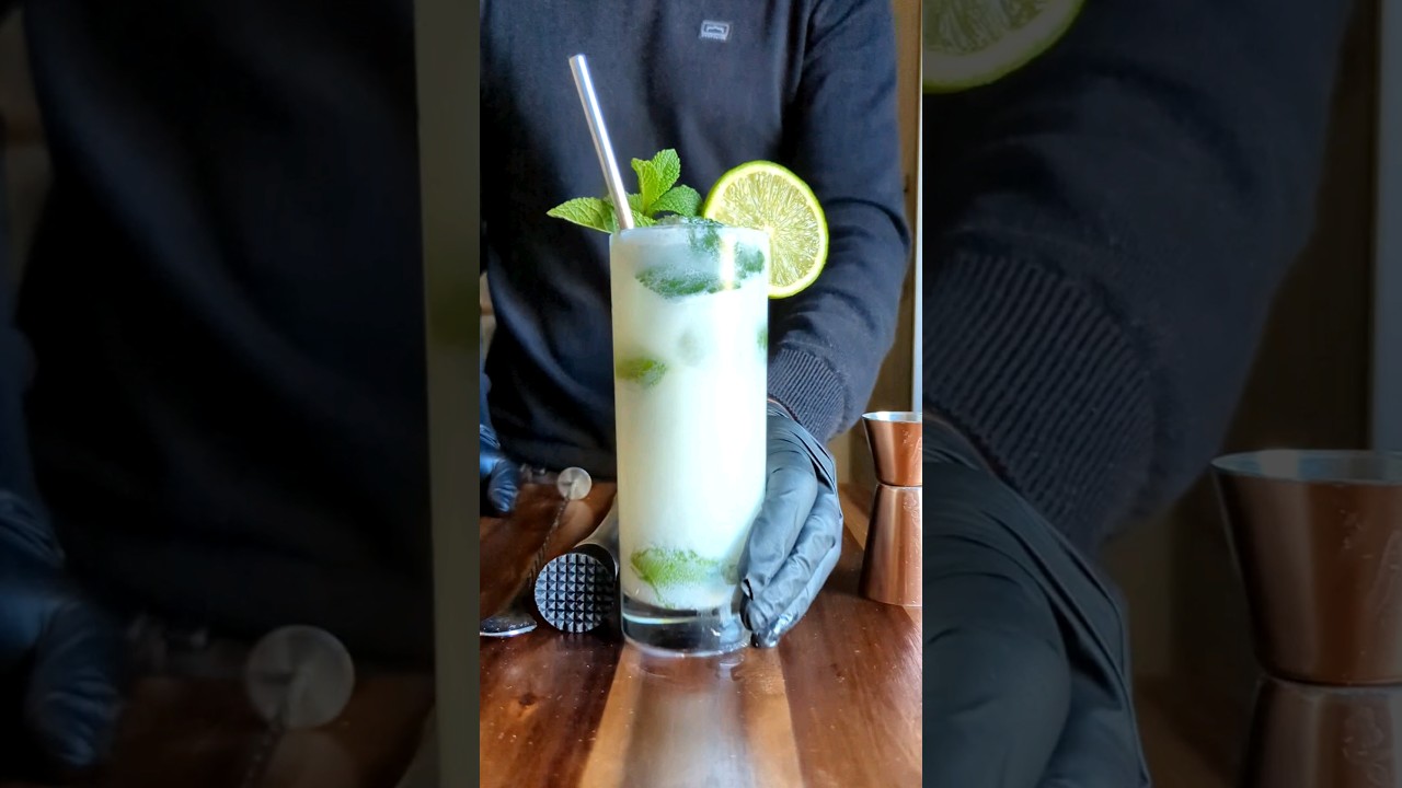 Coconut Mojito Mocktail 🍹🥥🌴 