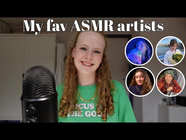 ASMR ~.~ REPEATING THE INTRO'S OF MY FAVORITE ASMR TISTS 🫶🏻