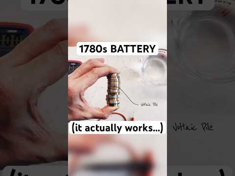 I Built The FIRST EVER Battery To See How It Works