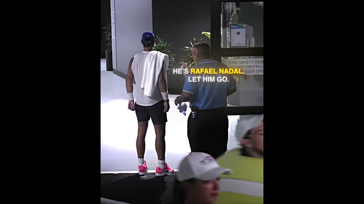He Didn't Recognize Rafael Nadal 💀