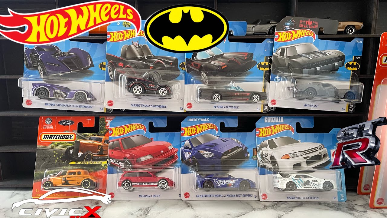 GT-R R35, GT-R R32 GODZILLA, SUPER CHASE, HONDA, BATMAN | Hot Wheels ...