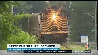 State Fair Train Canceled