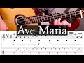 Ave maria  franz schubert  full tutorial with tab  fingerstyle guitar