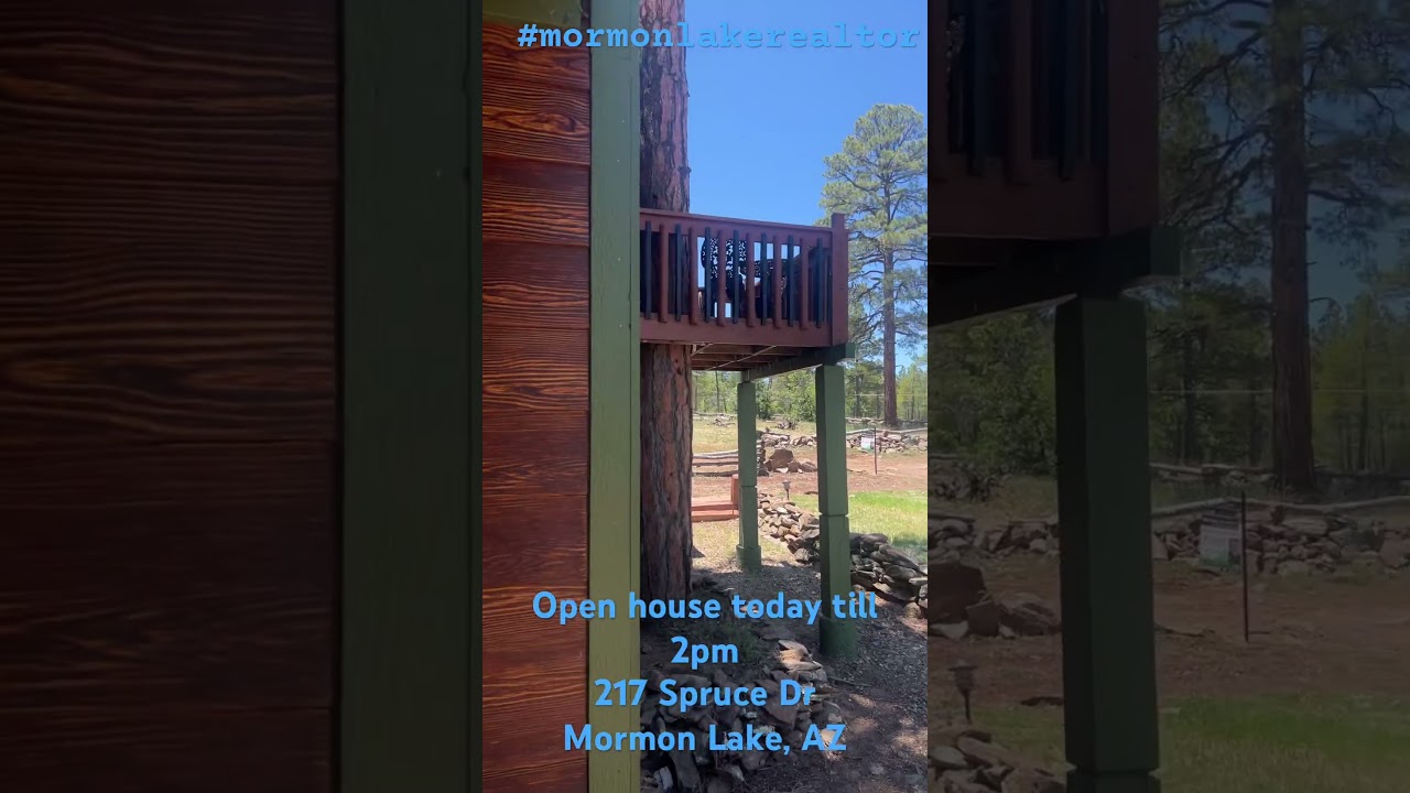 Open house 217 Spruce Mormon Lake till 3pm today #mormonlake #mormonlakerealtor #homeforsale