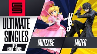 MuteAce vs MkLeo - Ultimate Singles Top 8 GRAND FINALS - Genesis 9 | Peach vs Joker