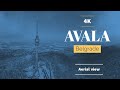 4k avala mountain    winter beauty from above