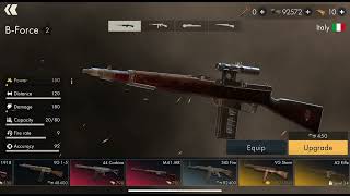 Unlocking a new item in warfare 1942