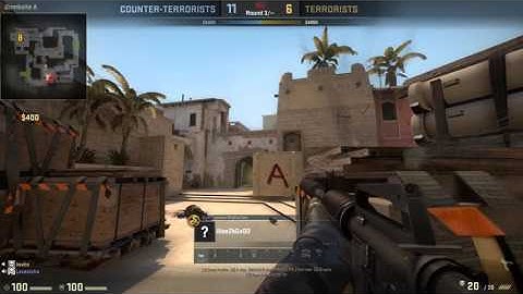 CS:GO - Just a casual smoke defuse again... 1v2 ninja defuse... March 10 2017 r18 esea match 9468909