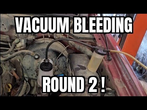 Vacuum Bleeding Brakes From Master Cylinder